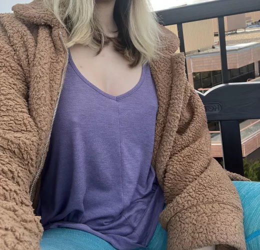 It’s a little chilly out here😊 [f]