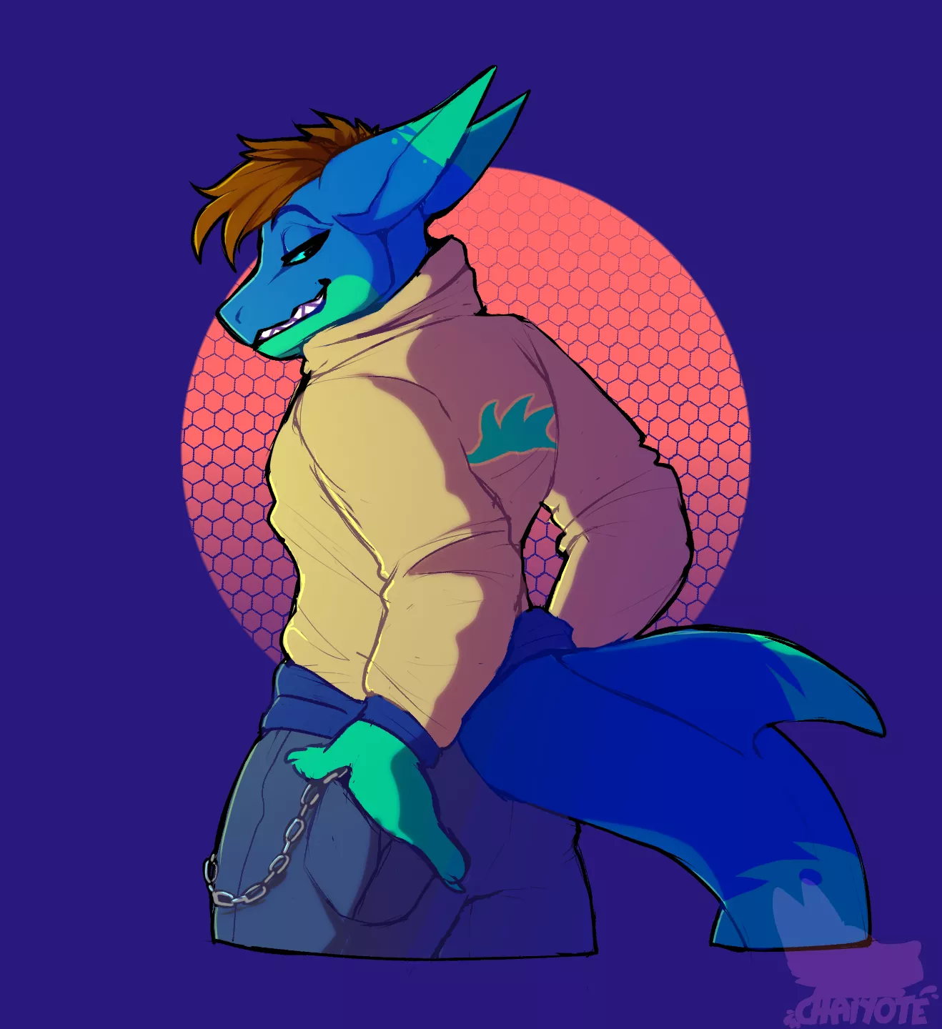 It's brutal out here [art by @chaiyote3 on twitter]