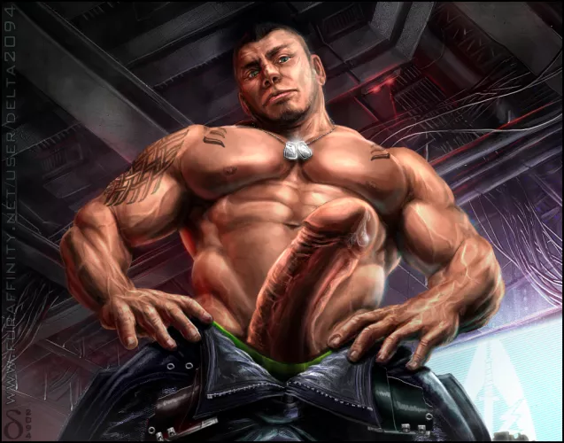 James Vega shows how manly he is in the camera that is recording him