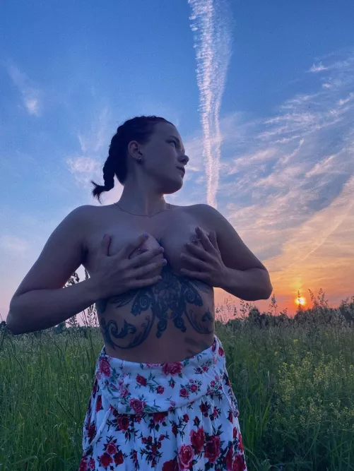 Just look at this beautiful sunset