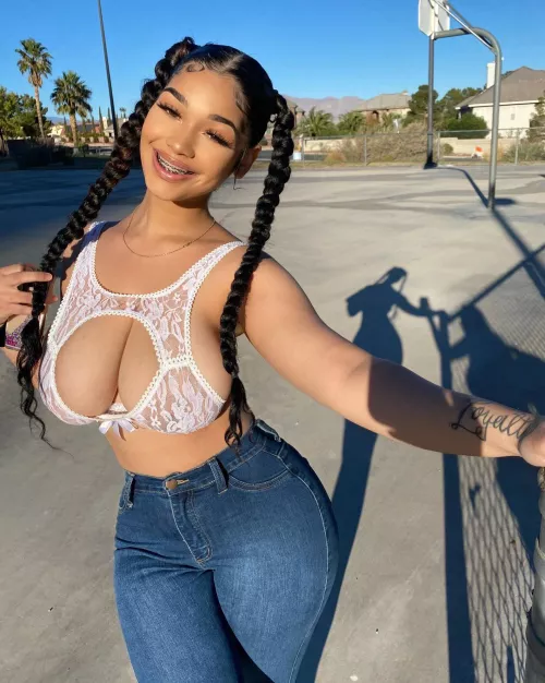 Loyalty in pigtails and braces.