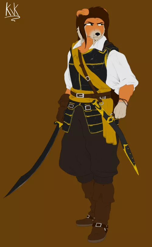 My Oc in some pirate aesthetic