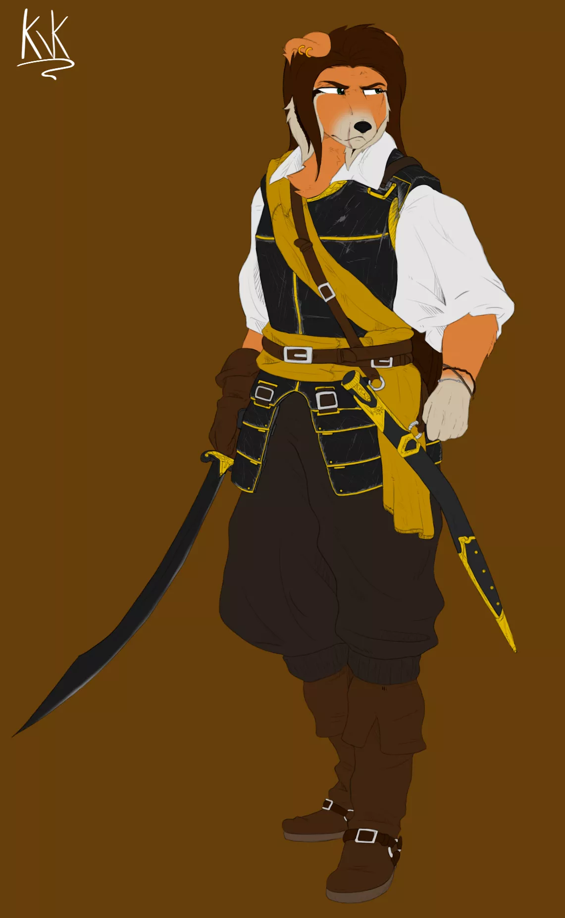 My Oc in some pirate aesthetic