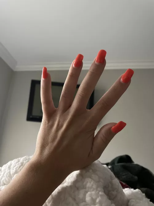 New nails. What do you think? :)