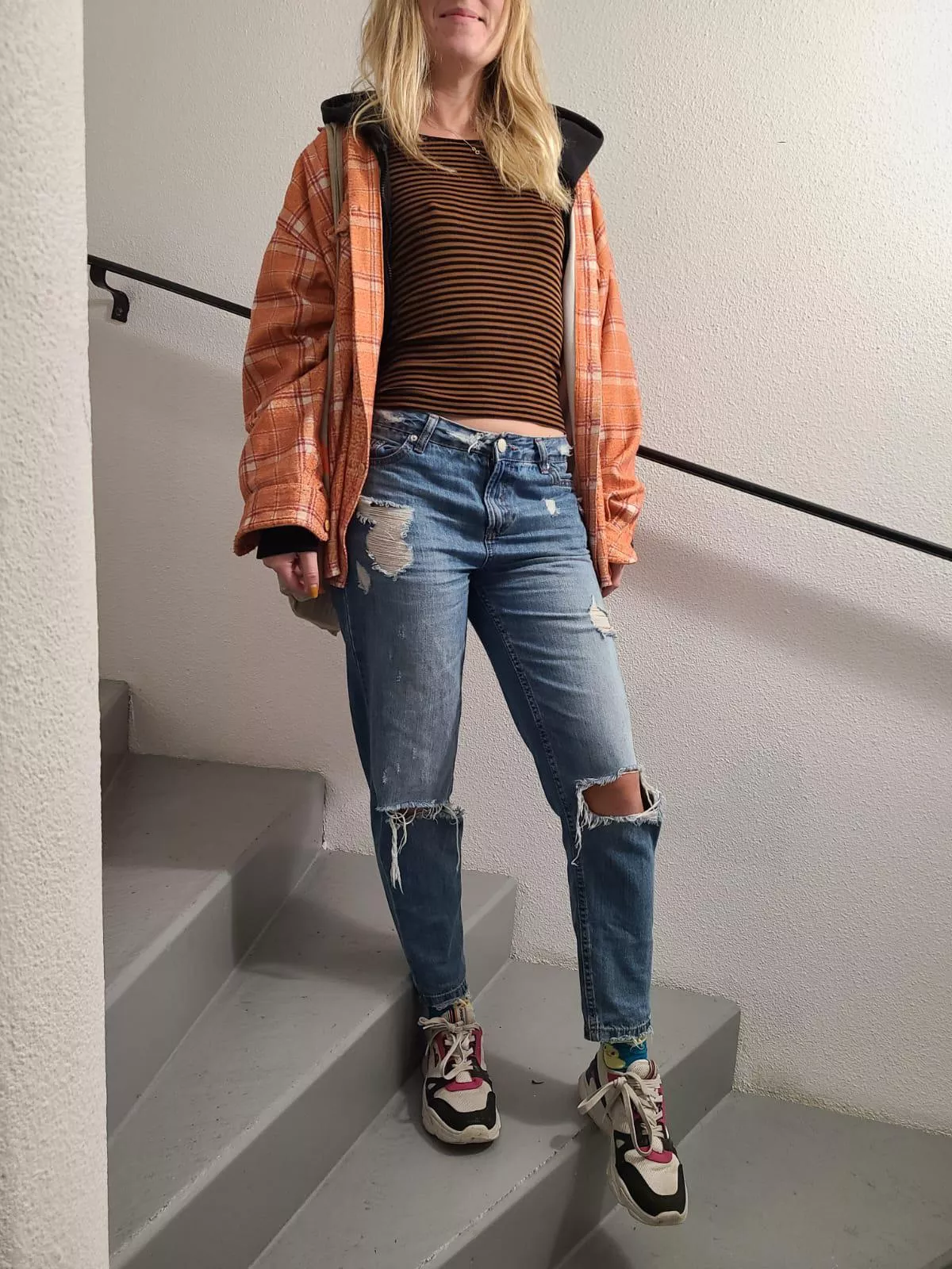 On my way out, pokies first