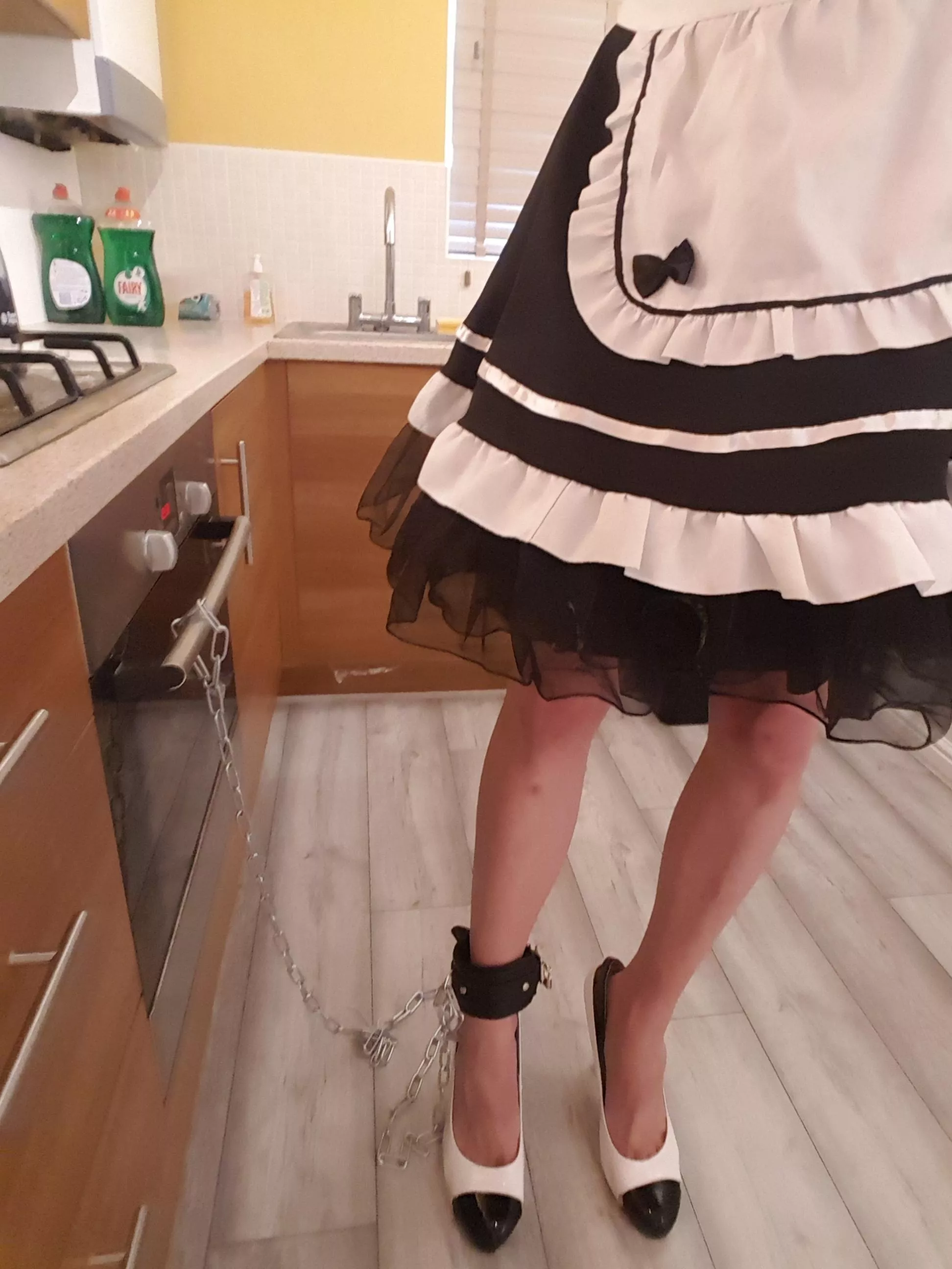 POV: The domestic help you contracted has been given a more permanent position