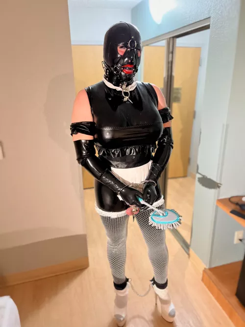 Rubber Bondage Maid (OC)