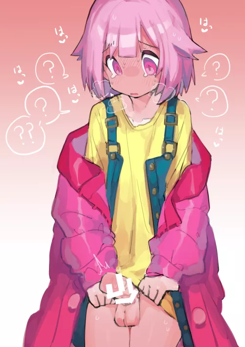 She's super embarrassed