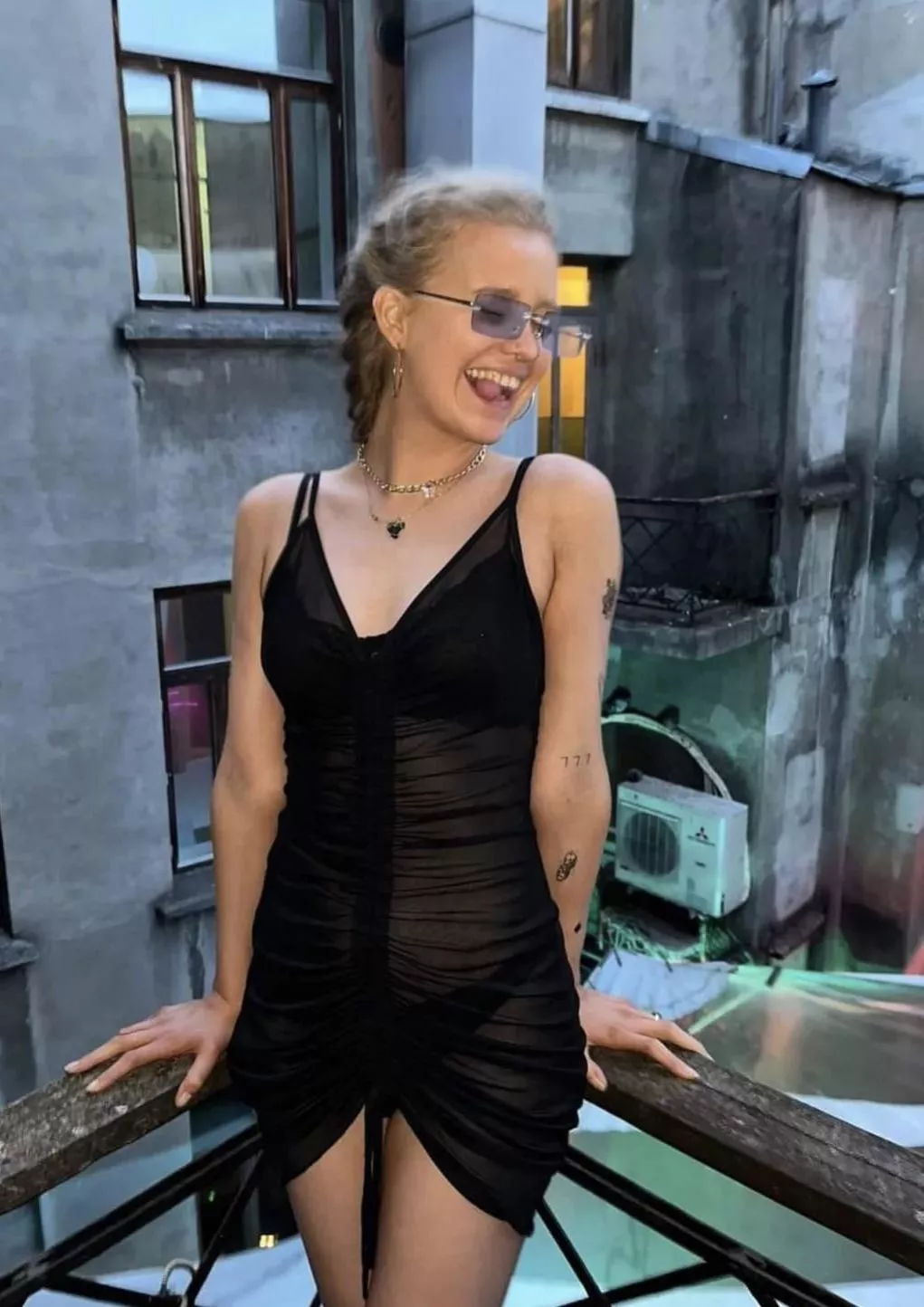 Should have dropped the panties and the bra