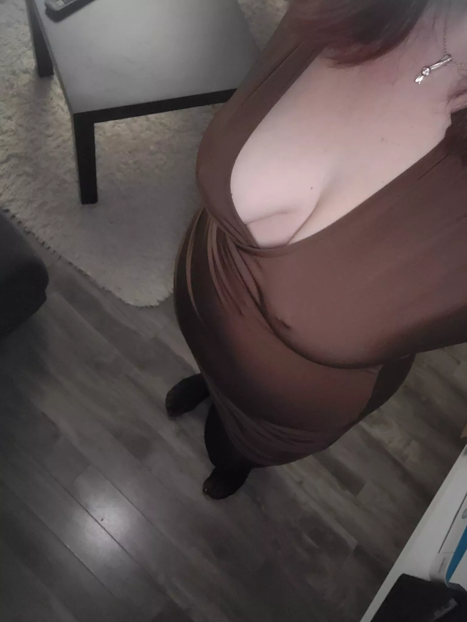 Since I lost weight, I dare to wear tight dresses. What do you think?