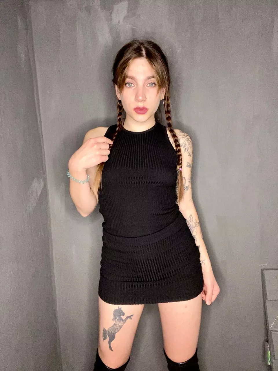 small dress on a small body