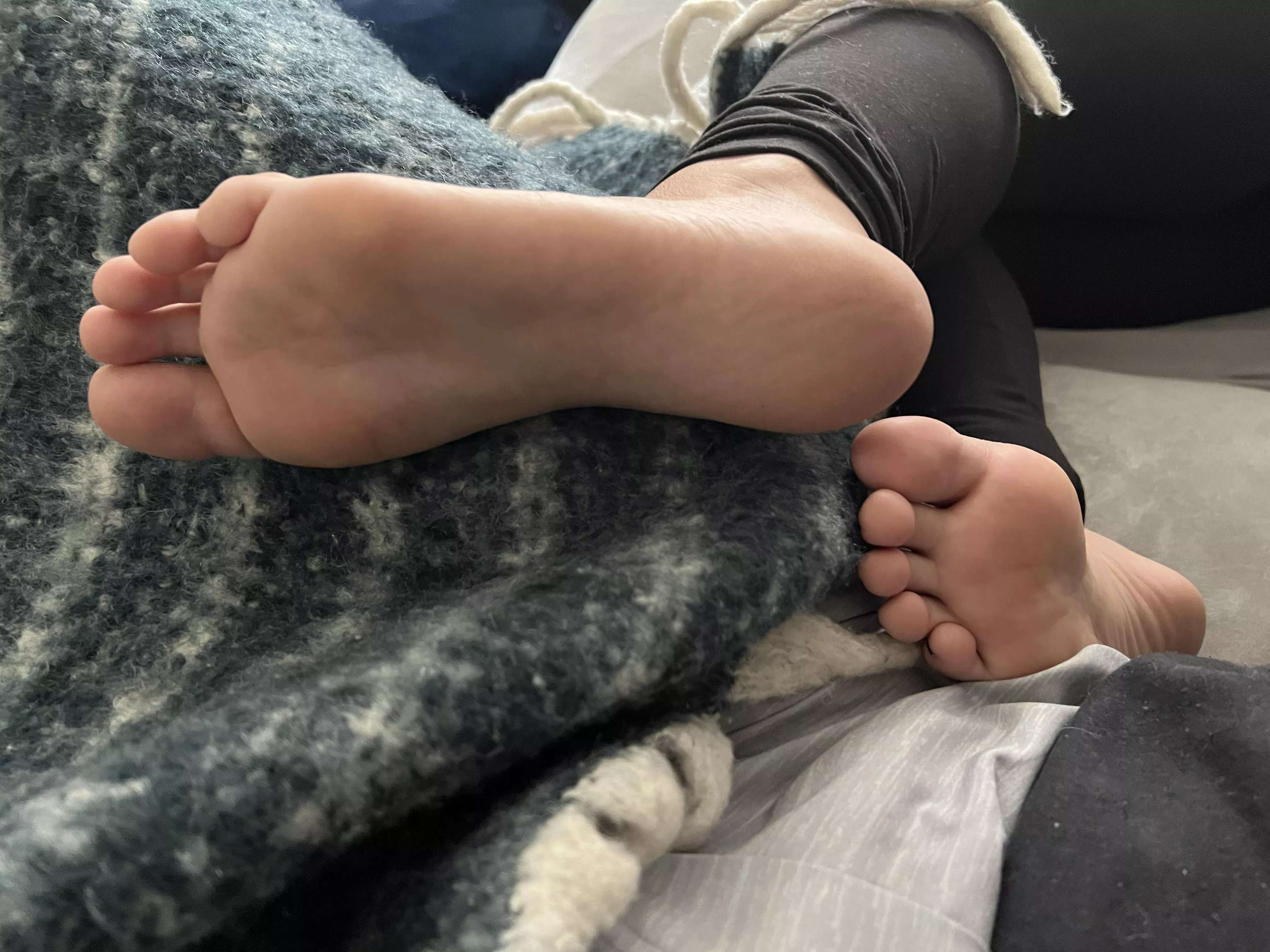 Soles on his lap 🥰