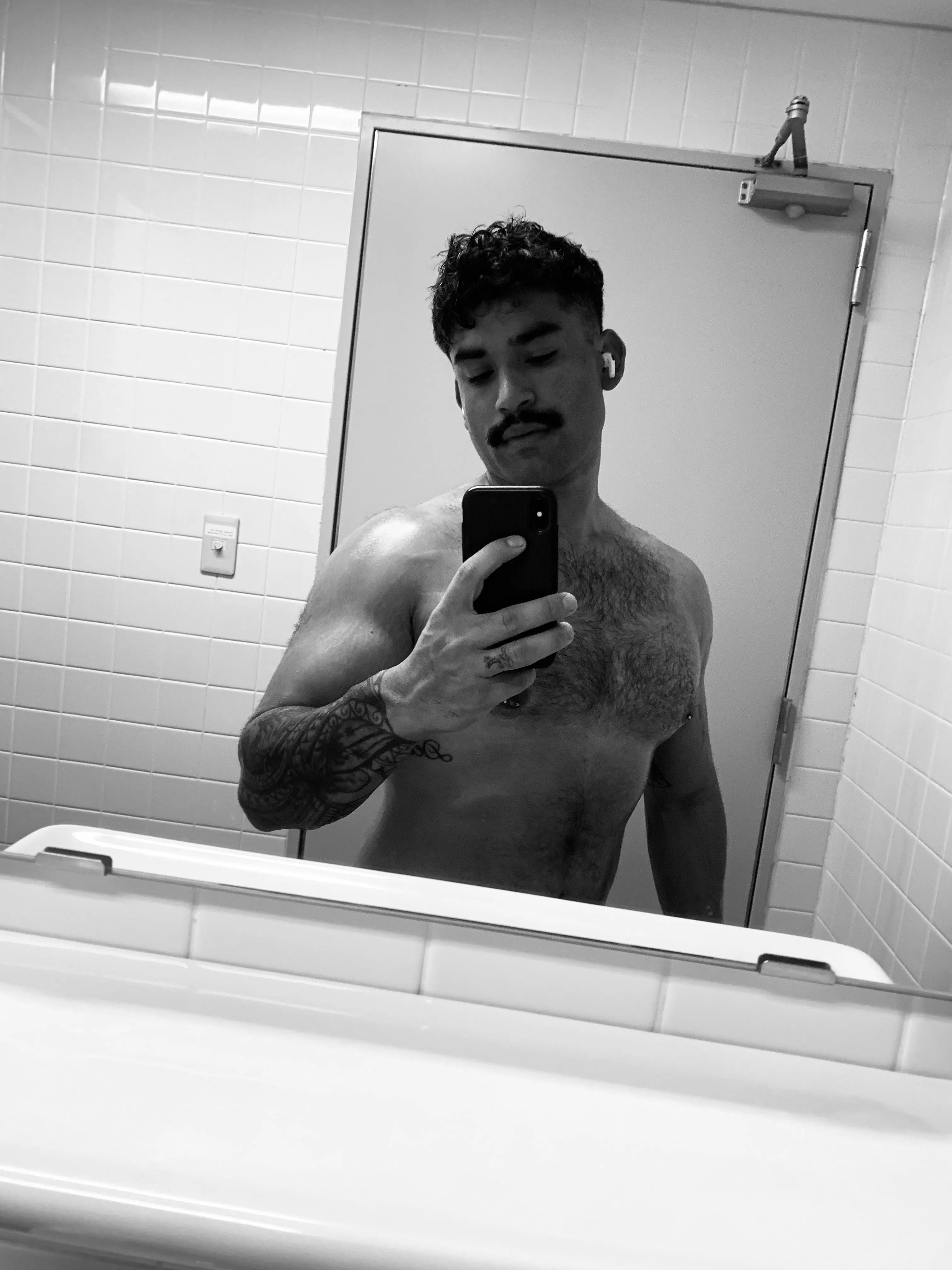 Sweaty and pumped!😏