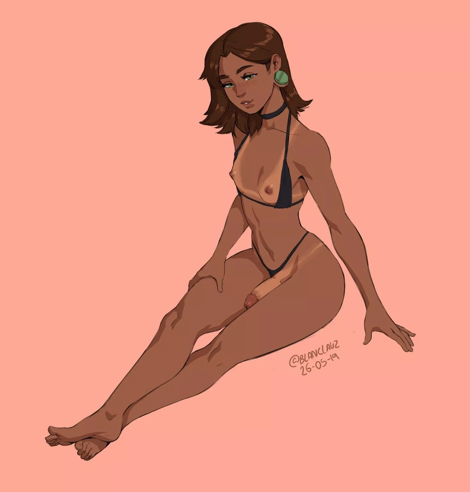 Tan lines on little titties are so hot