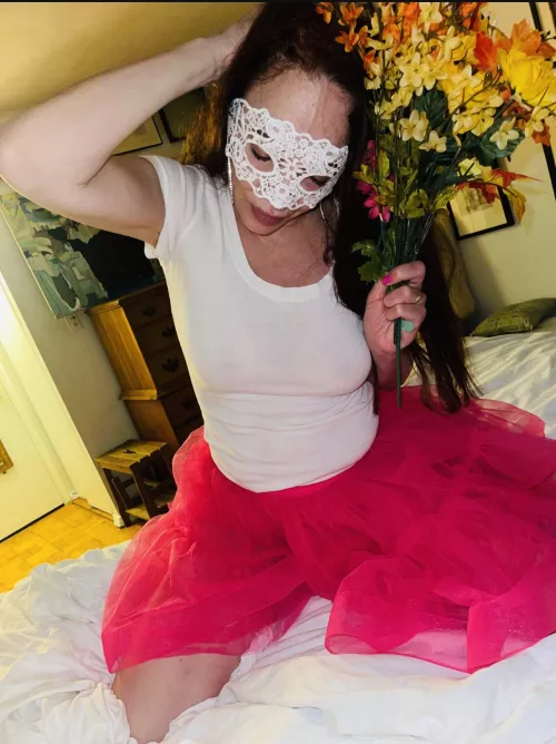 Thank you for the flowers now take off my clothes! [F]55