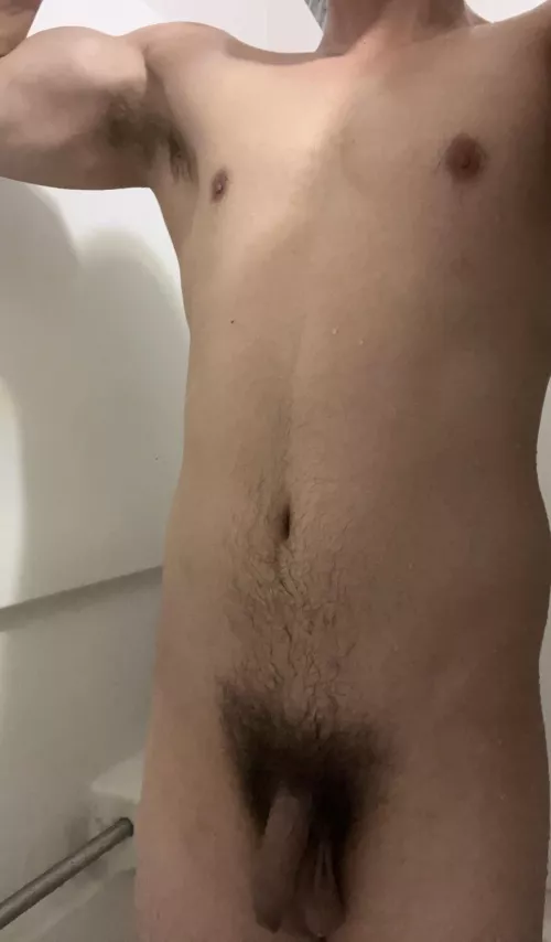 The shower at my gym is my favorite place