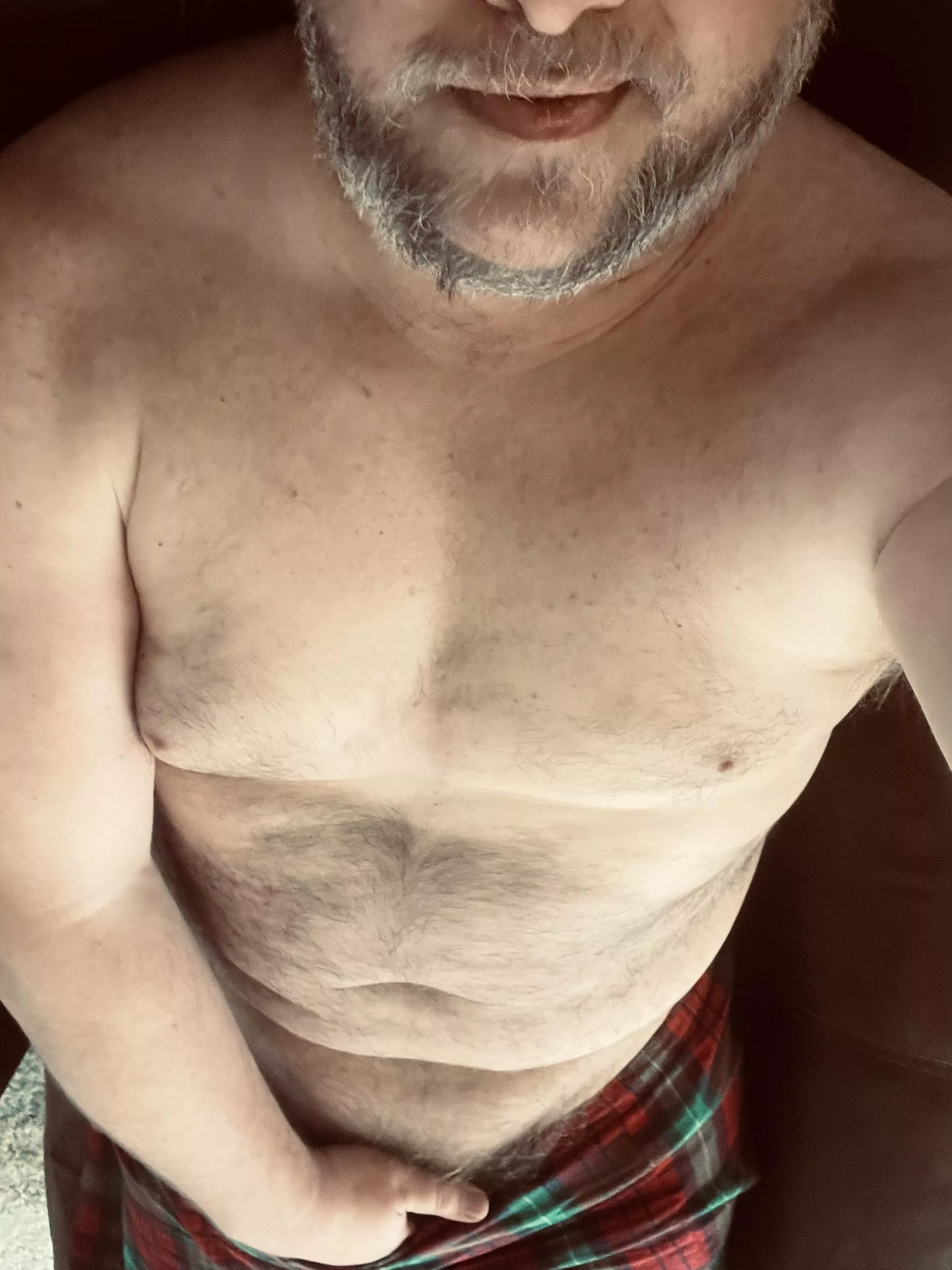 Trying to keep warm on a chilly day. A bit of friction might do the trick!😈