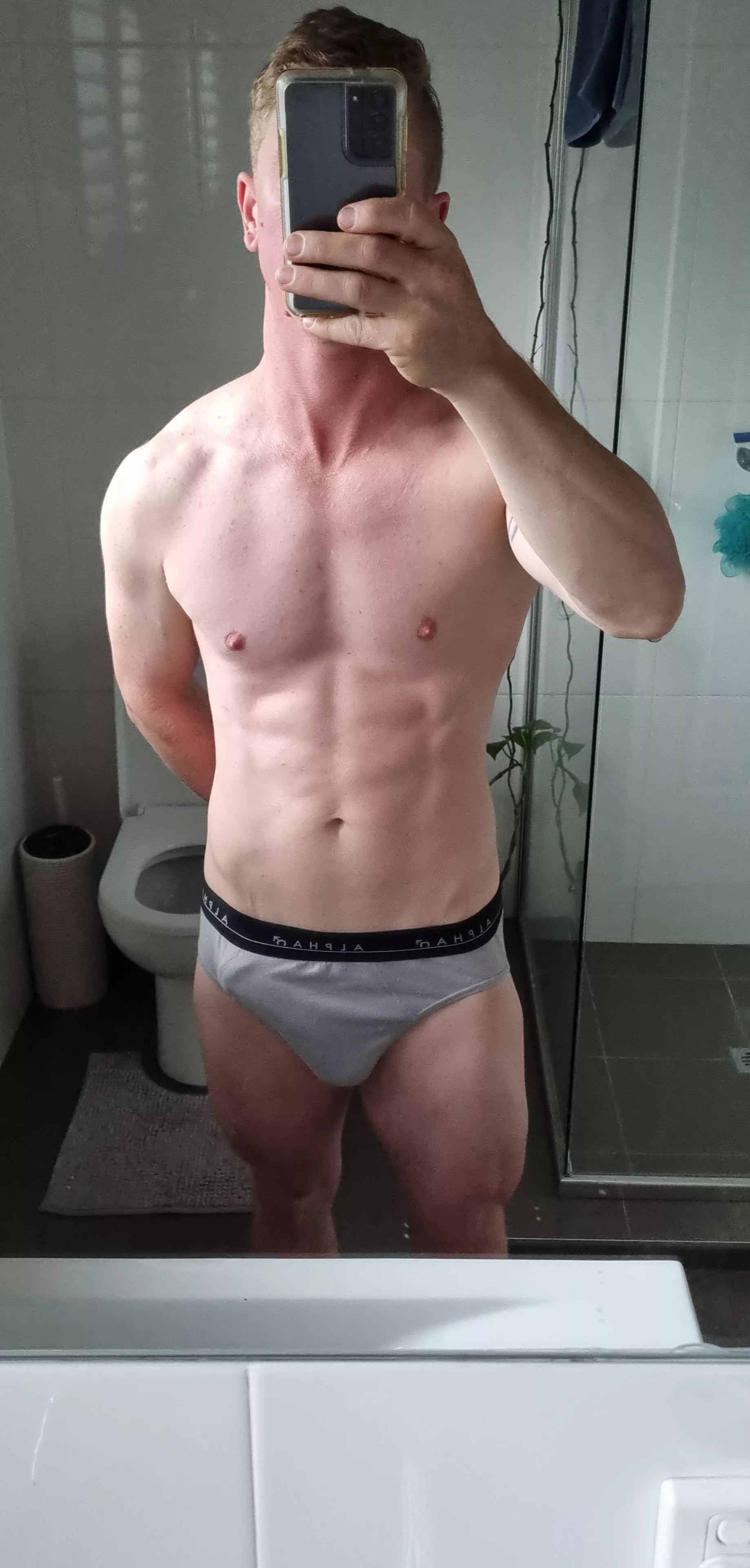 Using every inch of these briefs.