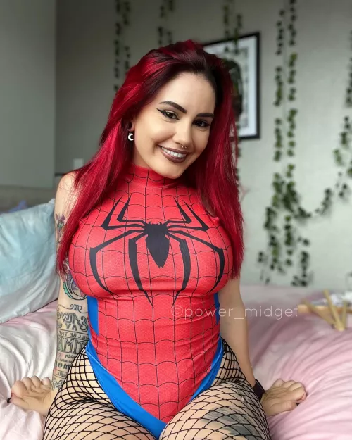 Web on my tits