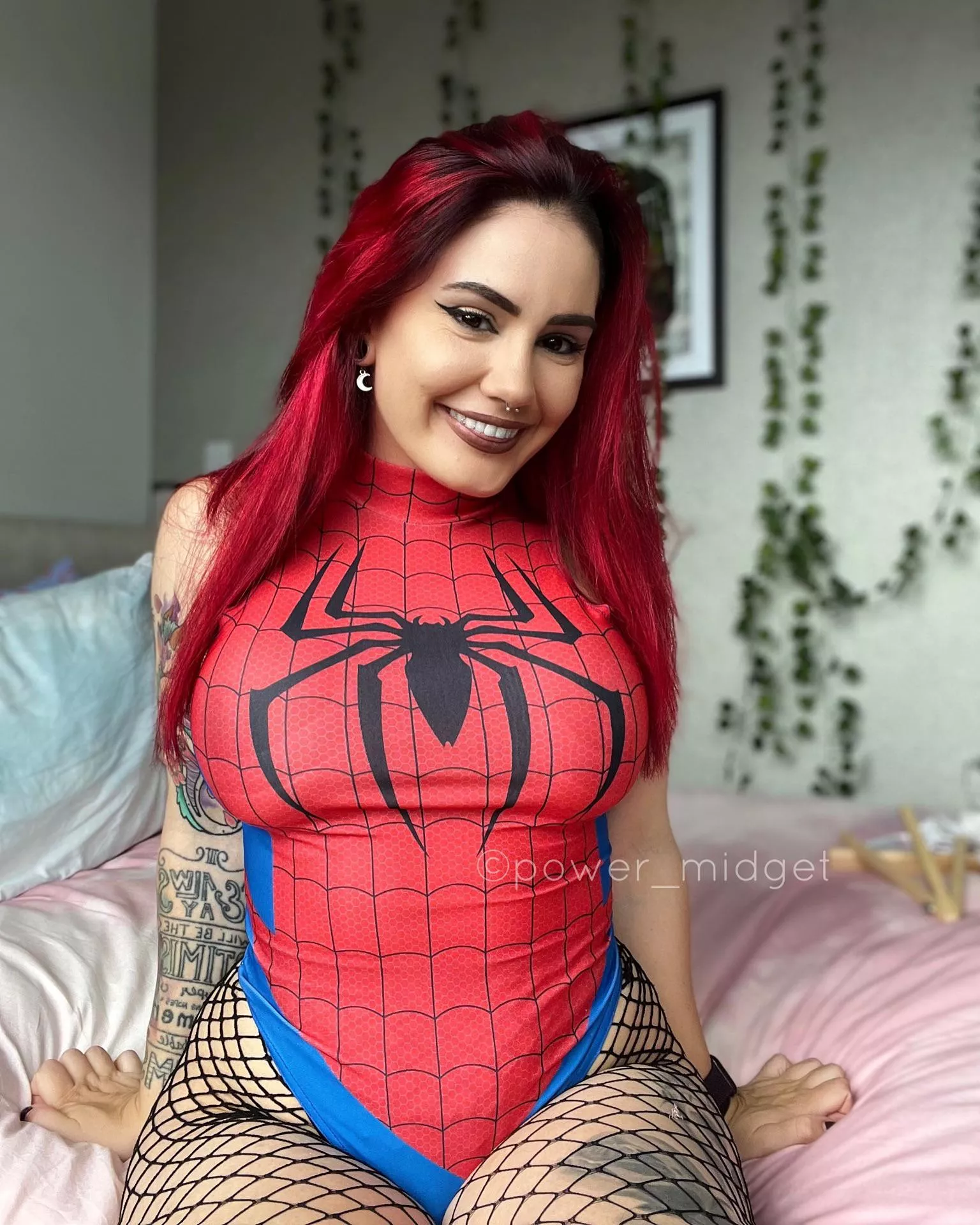 Web on my tits