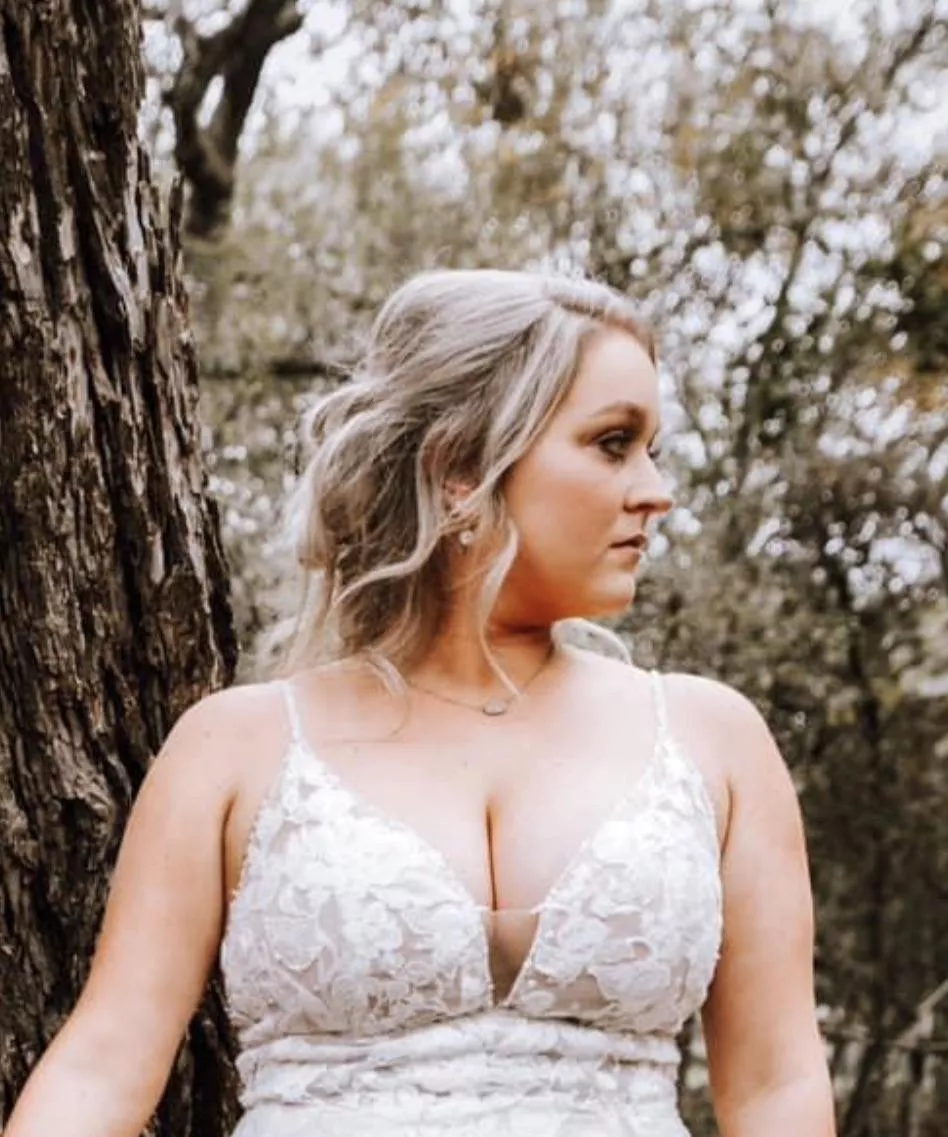 Wedding Cleavage