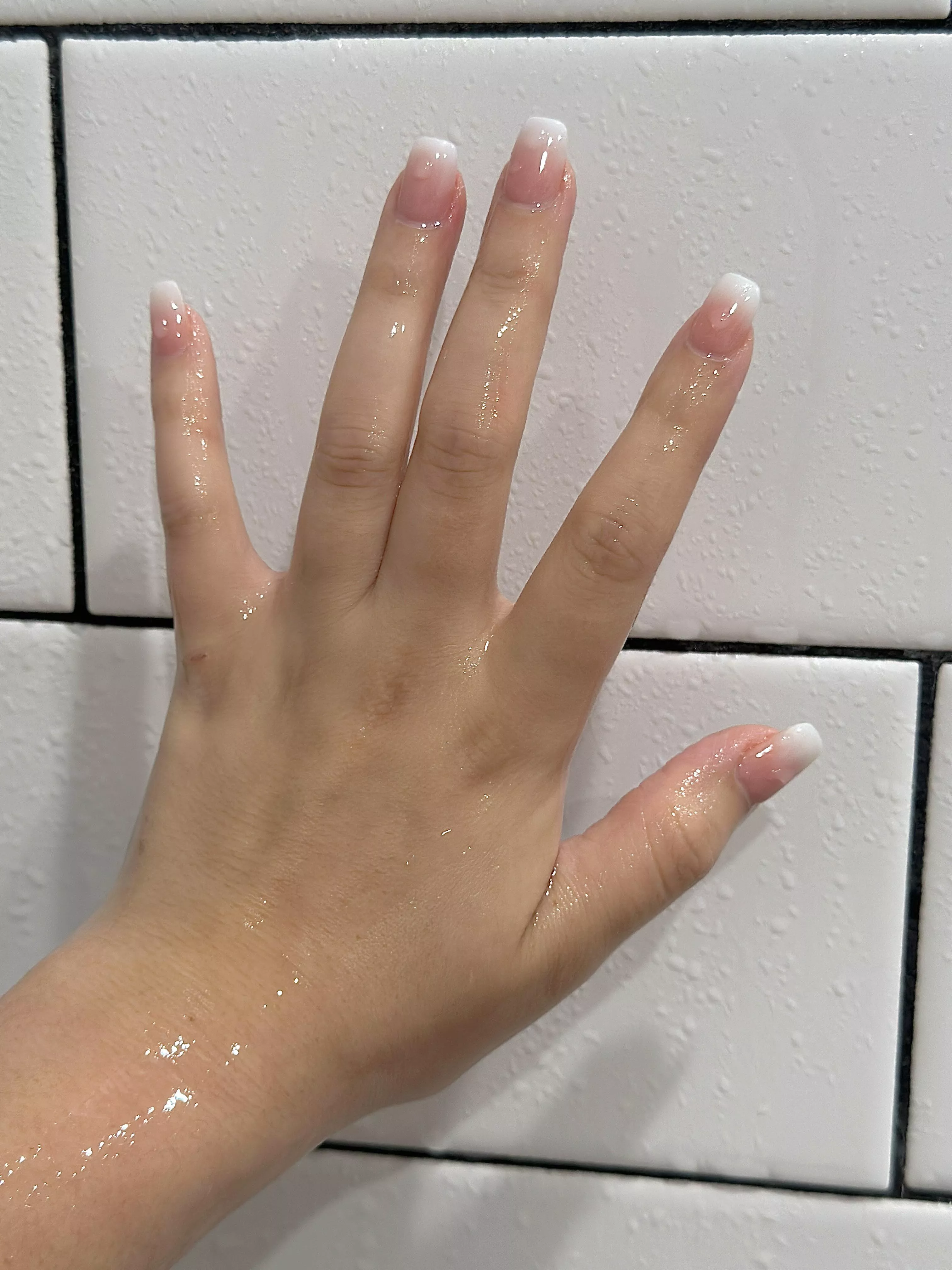 What do you think of my wet hand?