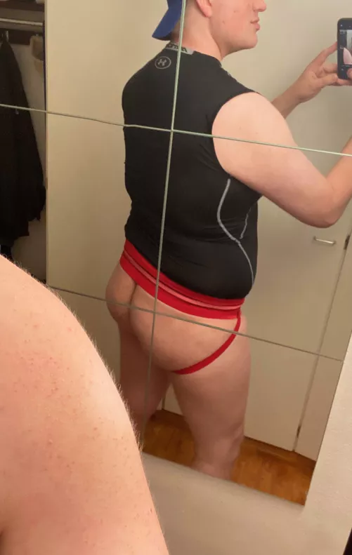 Wondering should I have these jocks under when I head out to the gym soon 😈 (21)