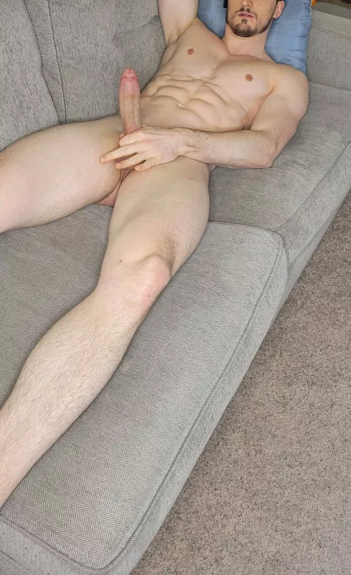 You get home from work and find me on the couch like this. What do you do?
