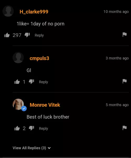 You got a long way to go dude.