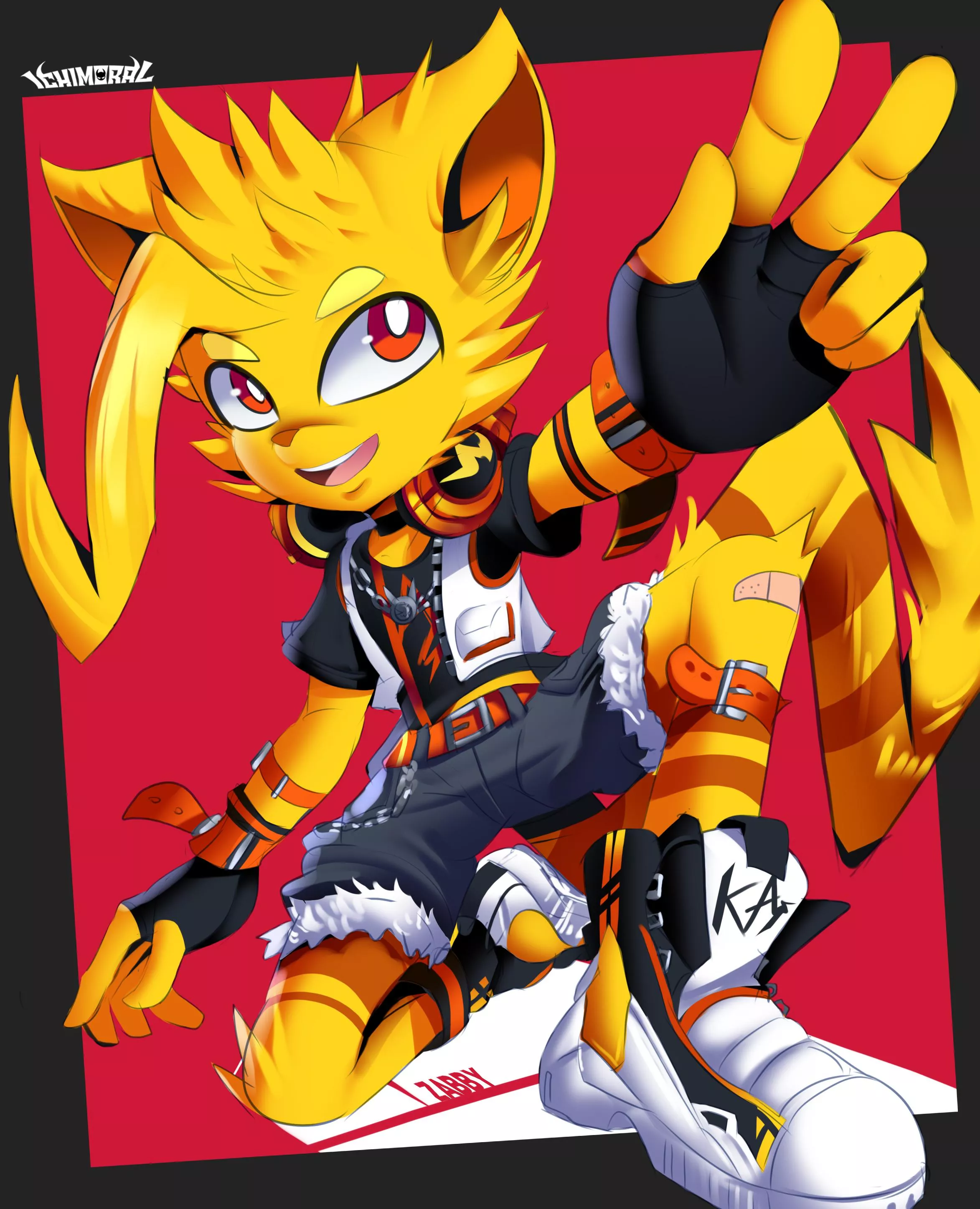 A cool furry character i was commissioned to draw cx! (art by me @ichimoral )