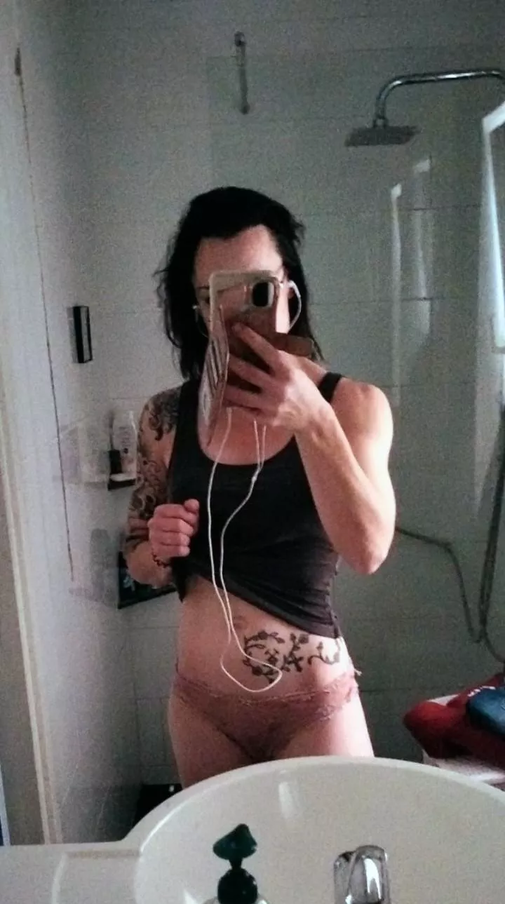 A quick look what is under my pants.