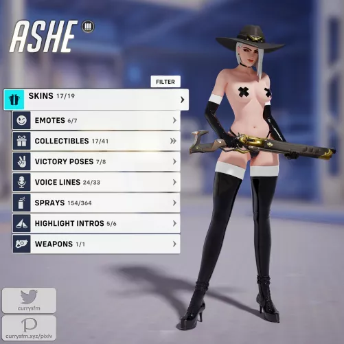Ashe Leaked Mythic Skin (currysfm)