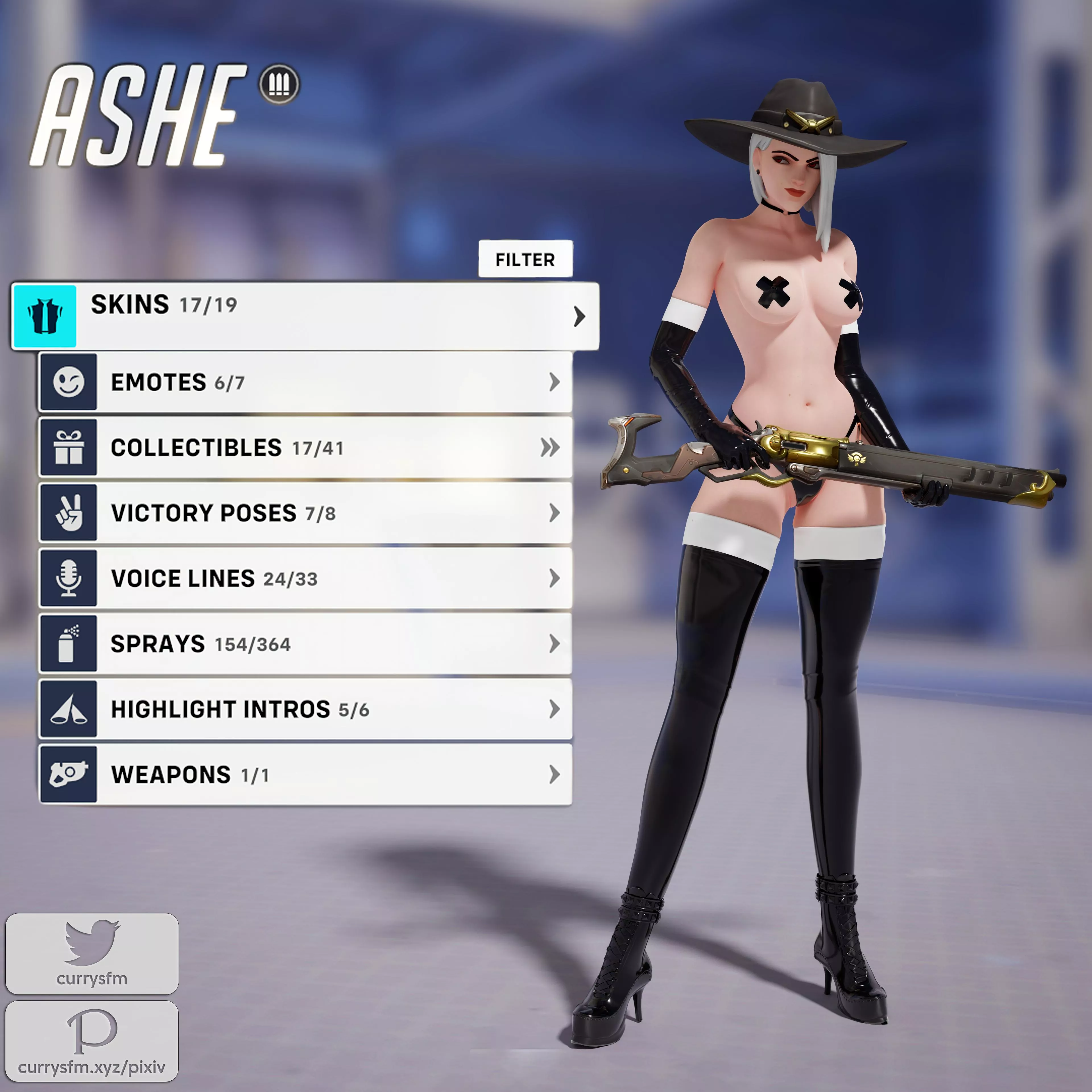 Ashe Leaked Mythic Skin (currysfm)