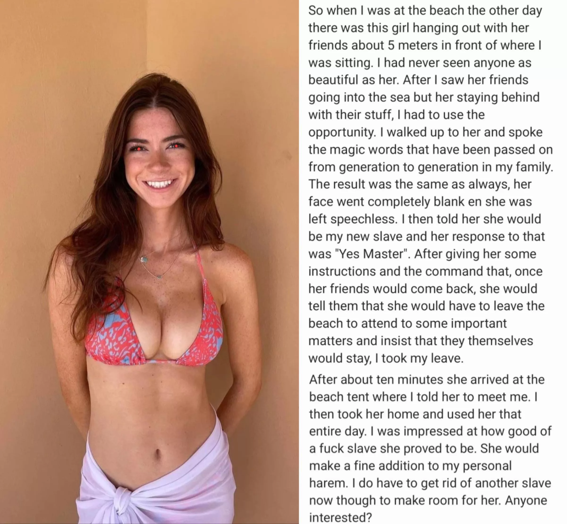 Beach Girl Hypnotized