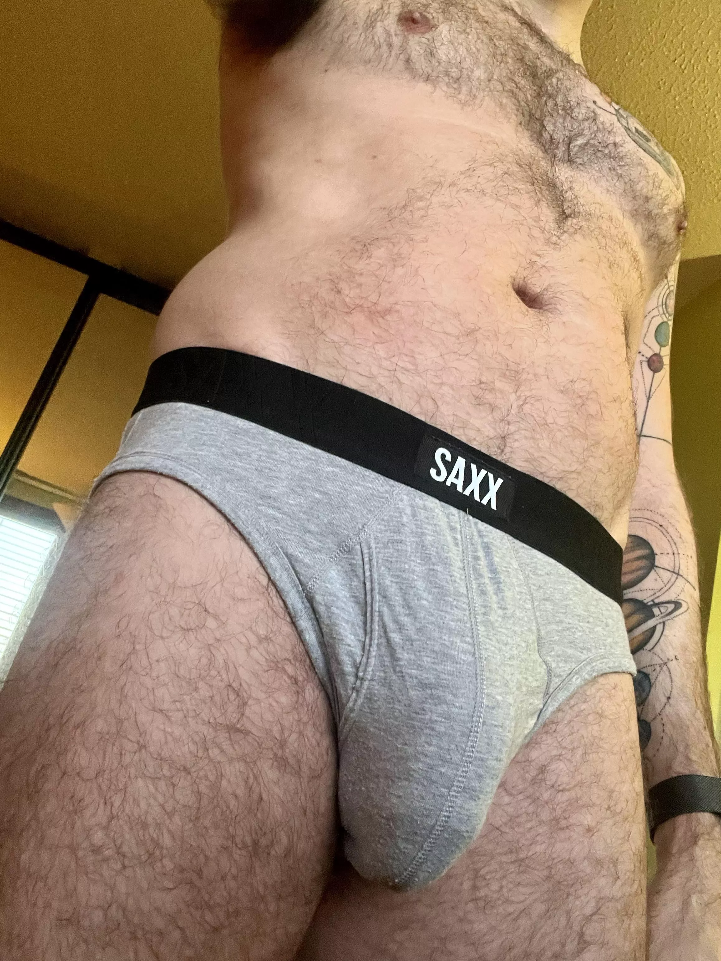 Being forced to do overtime is made better when you wear briefs