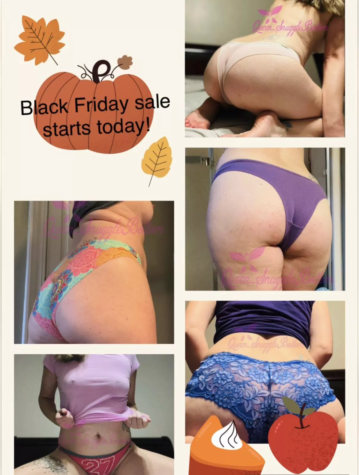 Black Friday! Starts today! First 5 buyers get BIG DEALS! Everyone after that…. Deals continue until tomorrow 😏. GFE, digital content, wearables… message me!
