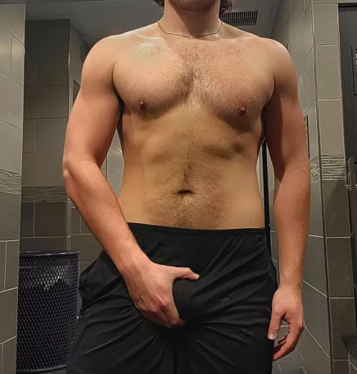 Can't get my hands off after a workout