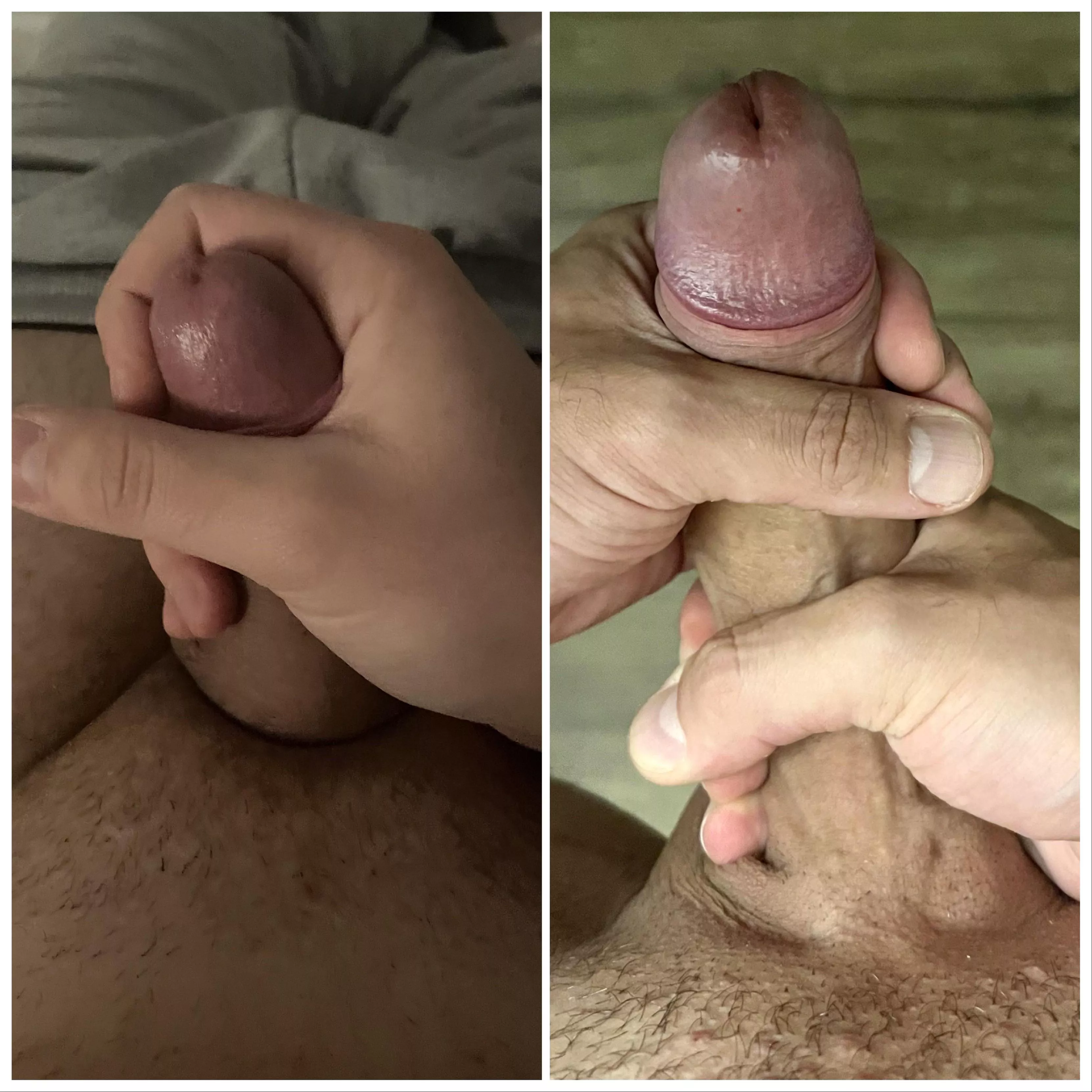 👋🍆 comparison | Random guy in my DMs (left) VS Myself (right)