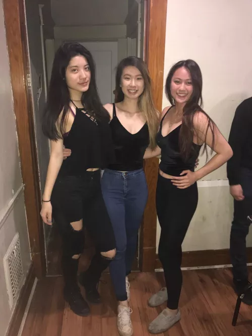Cute Asian Trio