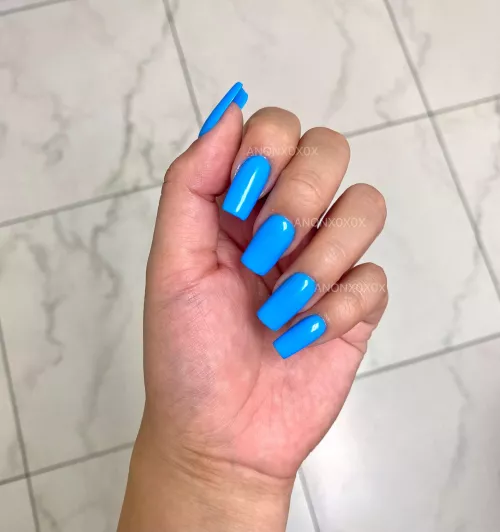 Do we like the blue?💙