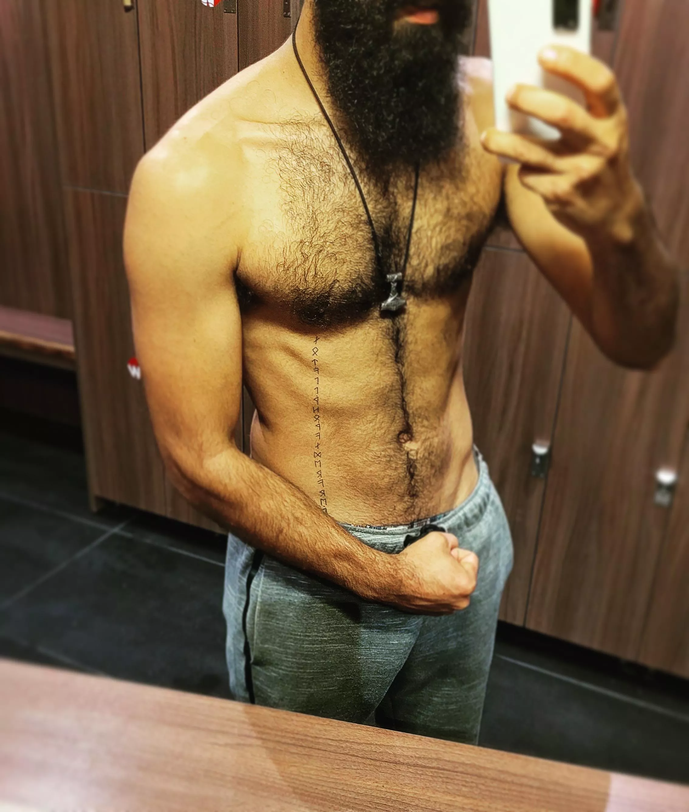 Got out of the gym.. I was all pumped up!