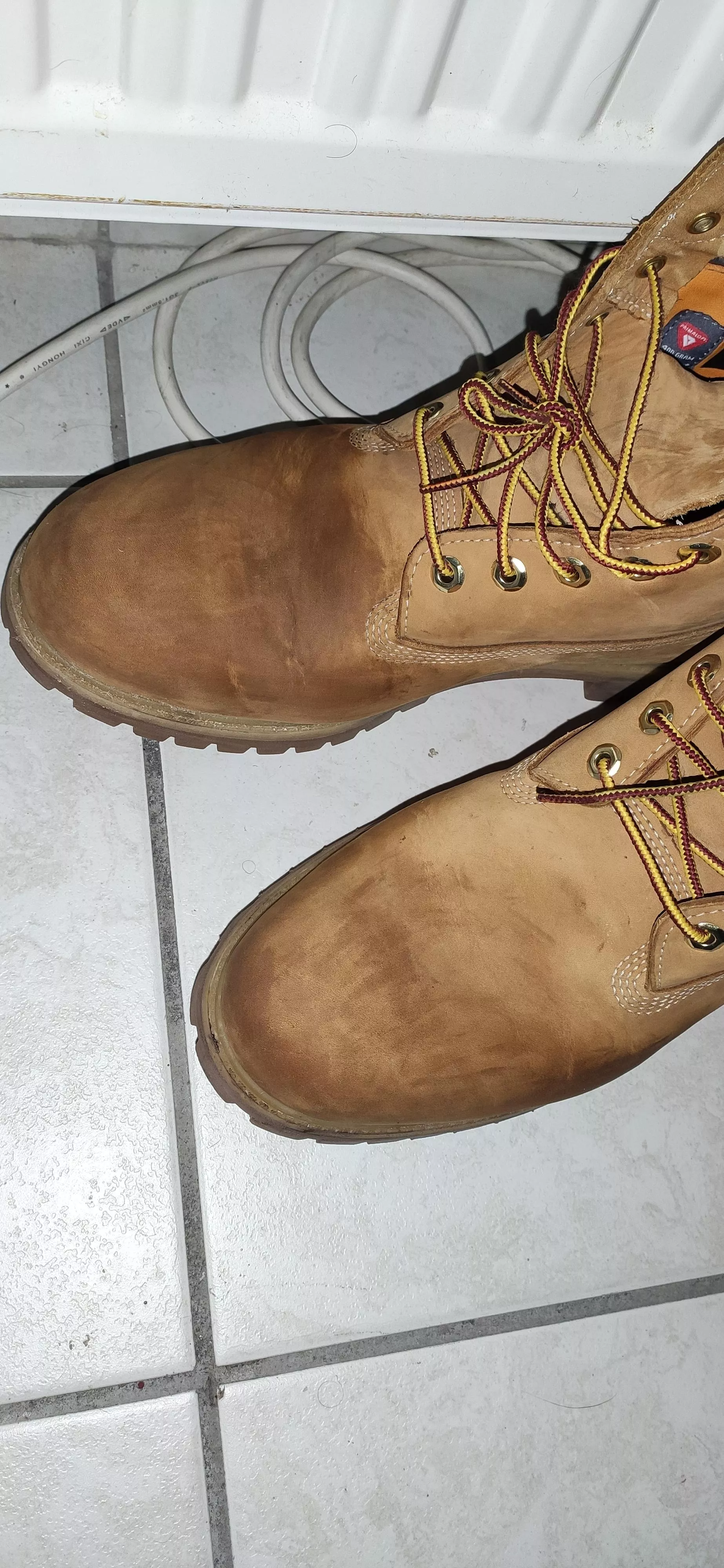Help!!! I just used brown wax on my leather Timberland boots, and the color changed completely to a darker one. Did I just destroyed my boots, or is there ANY way to restore them(at least to a point)? Was told by the salesperson at a local Timberland's 
