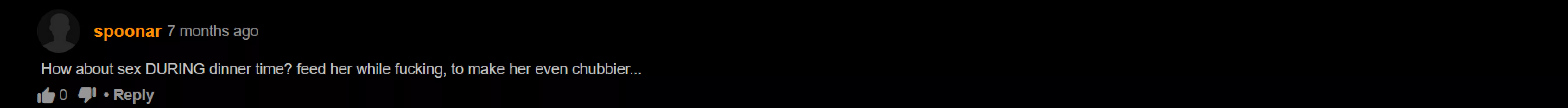 I found this cursed comment.