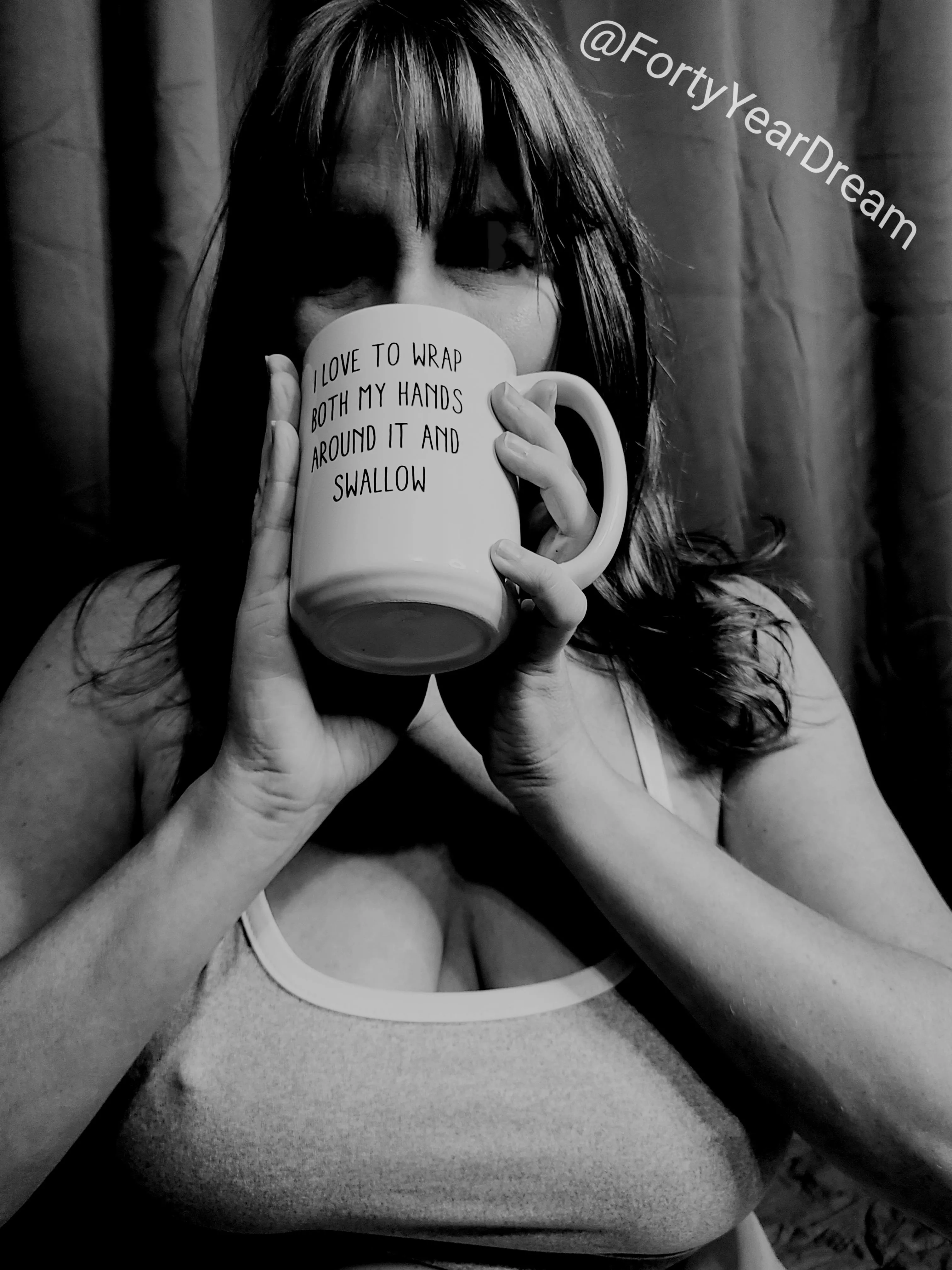 I love the warm feeling in my throat 😉😘