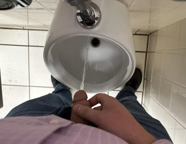 I swear I drink a lot of water when running errands so I have an excuse to piss in every public urinal possible