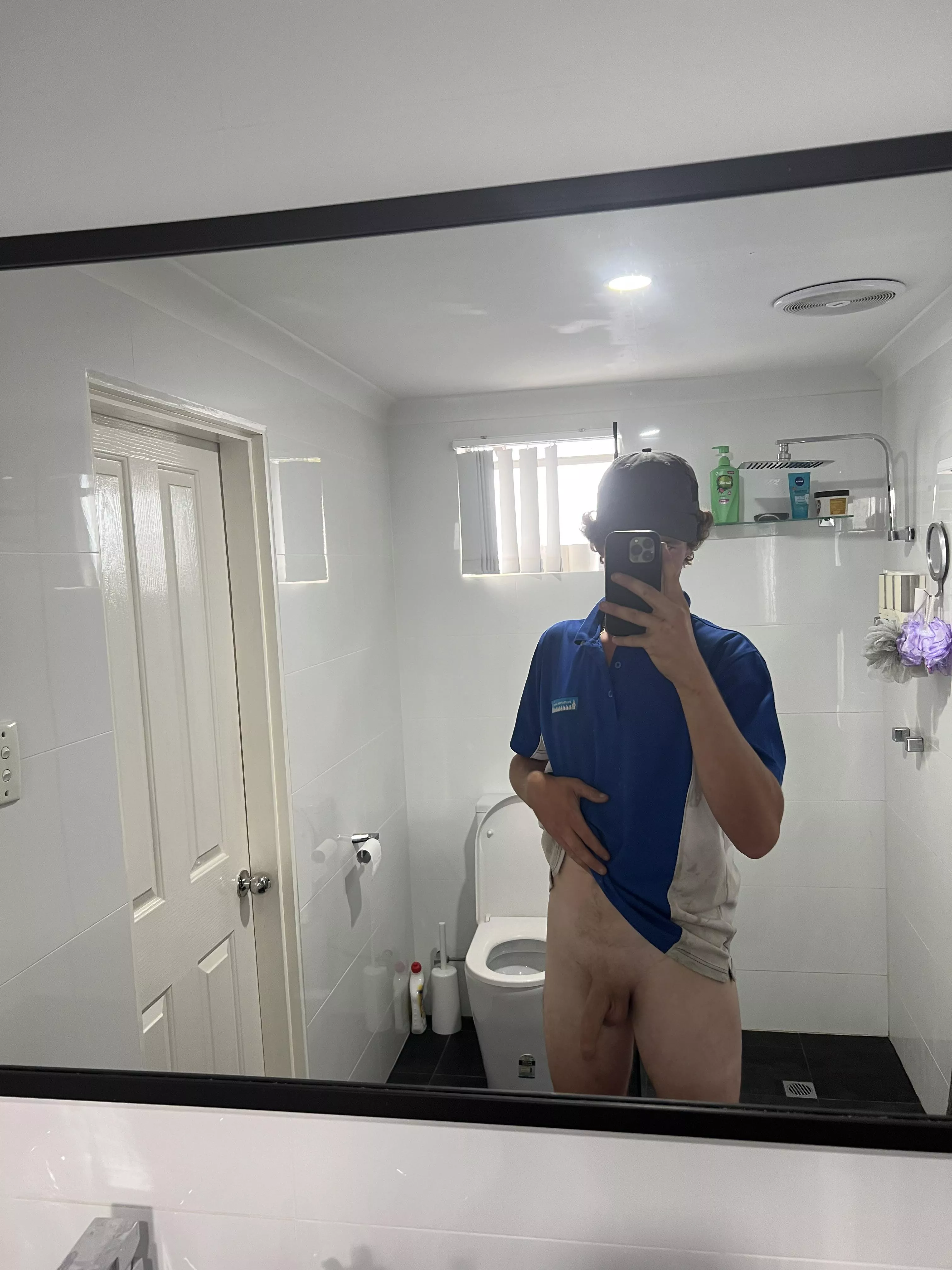 I’m actually soft here. Not a semi hard on like most people that post