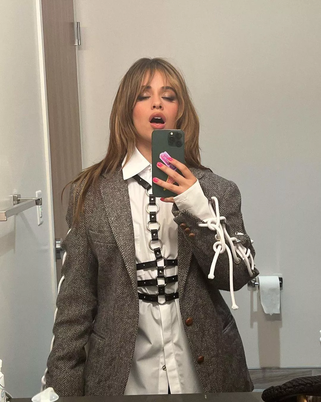 I’m on my knees licking Camila Cabello’s pussy while she’s taking this picture