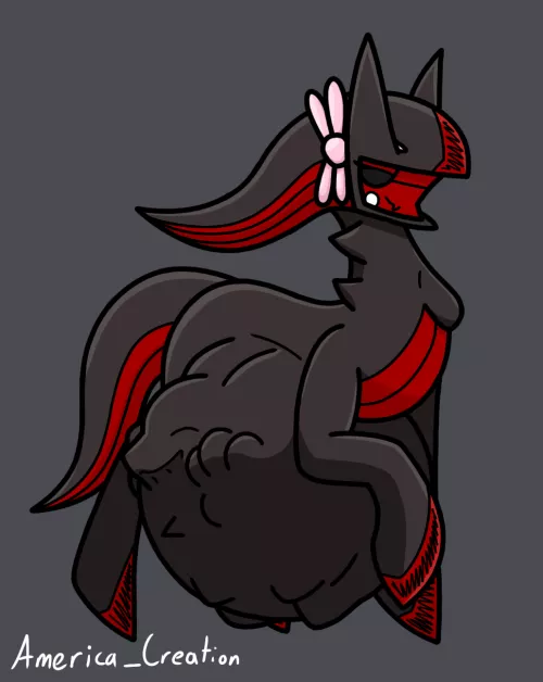 {Image} Momma Ar Noms Someone! (Artist is America_Creation on FA. Image is safe vore)