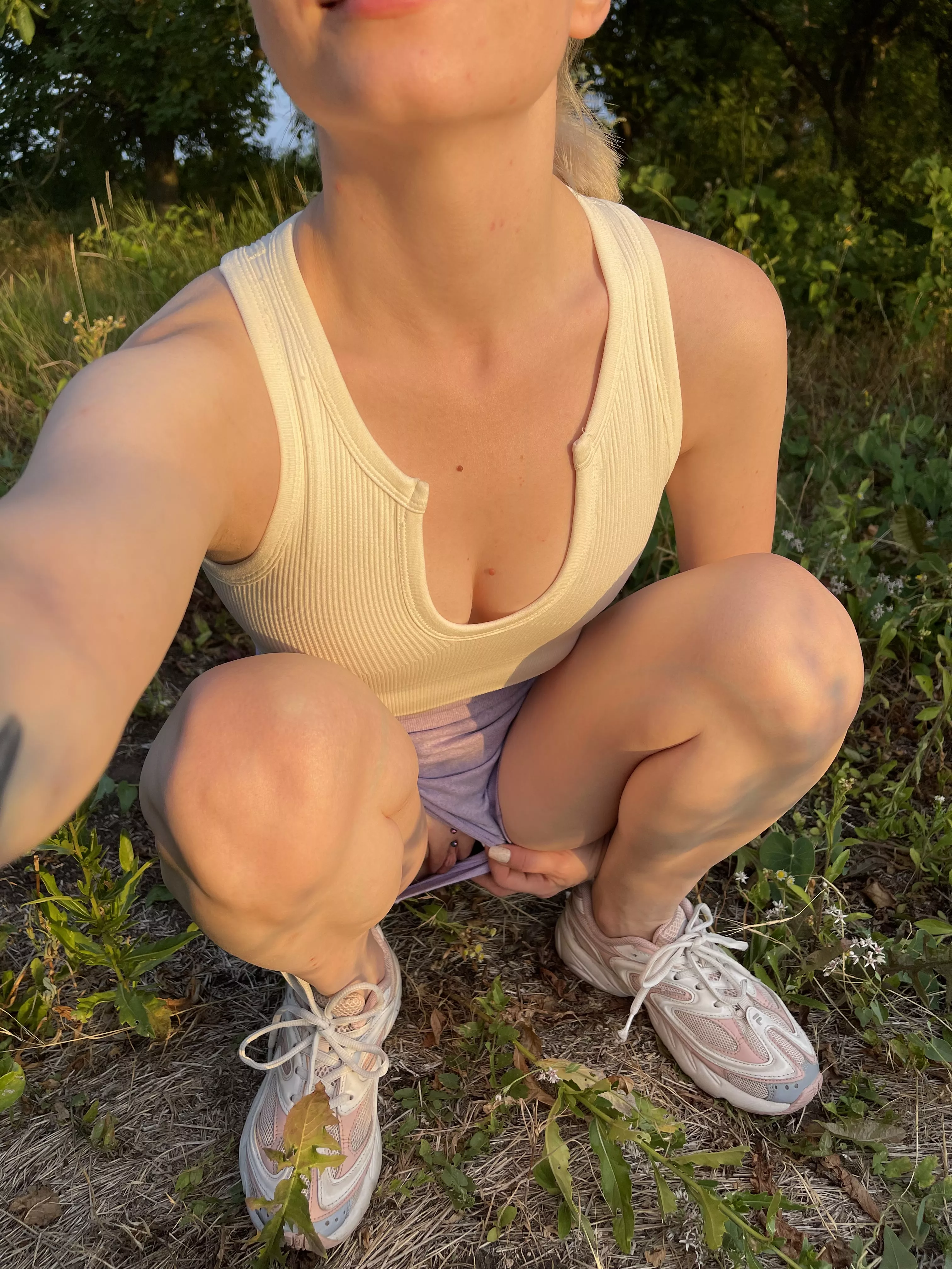 It's the perfect height to reach him [F]