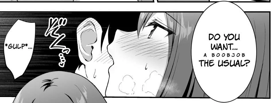 LF Mono Source: speech bubble, short hair, paizuri, large breasts, blush,